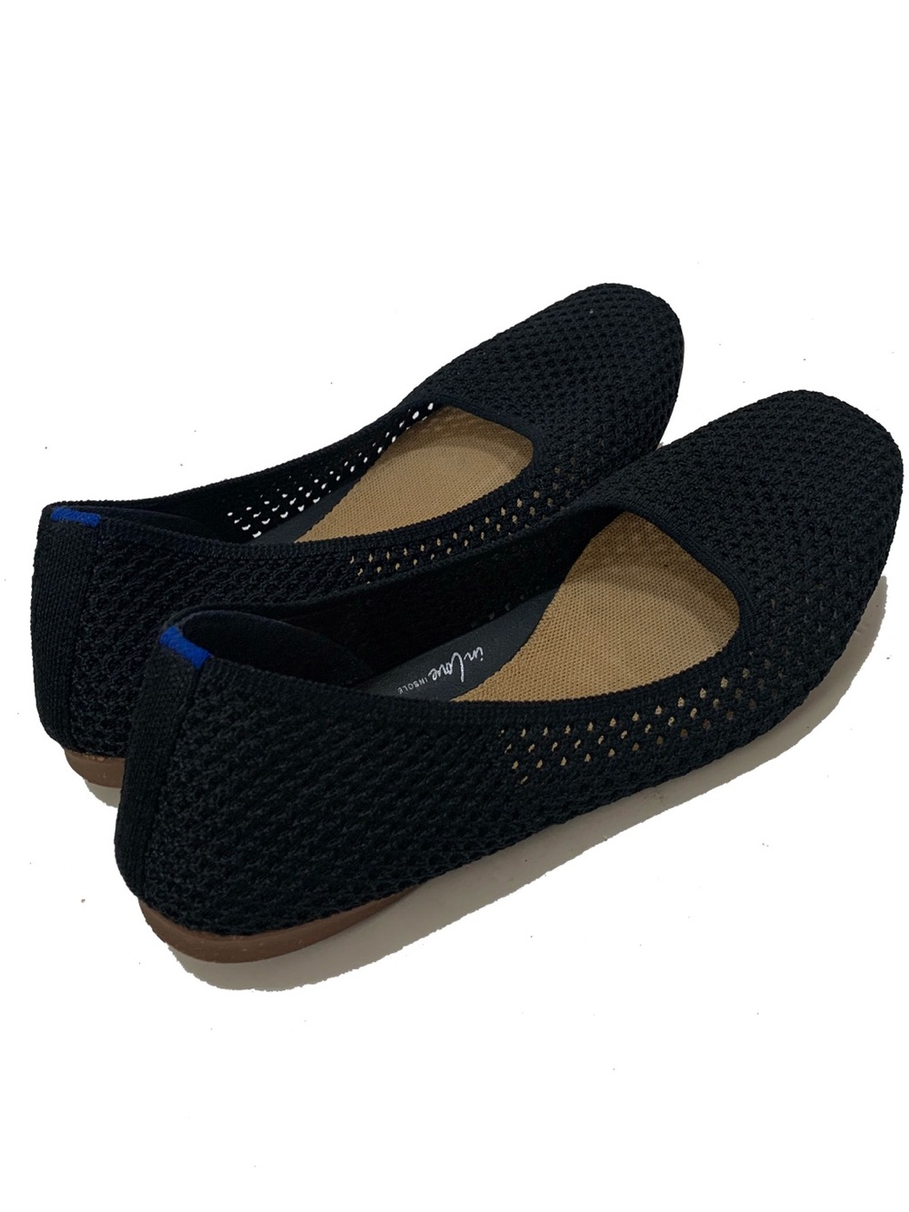 Rothy's Black Knit Ballet Flats
